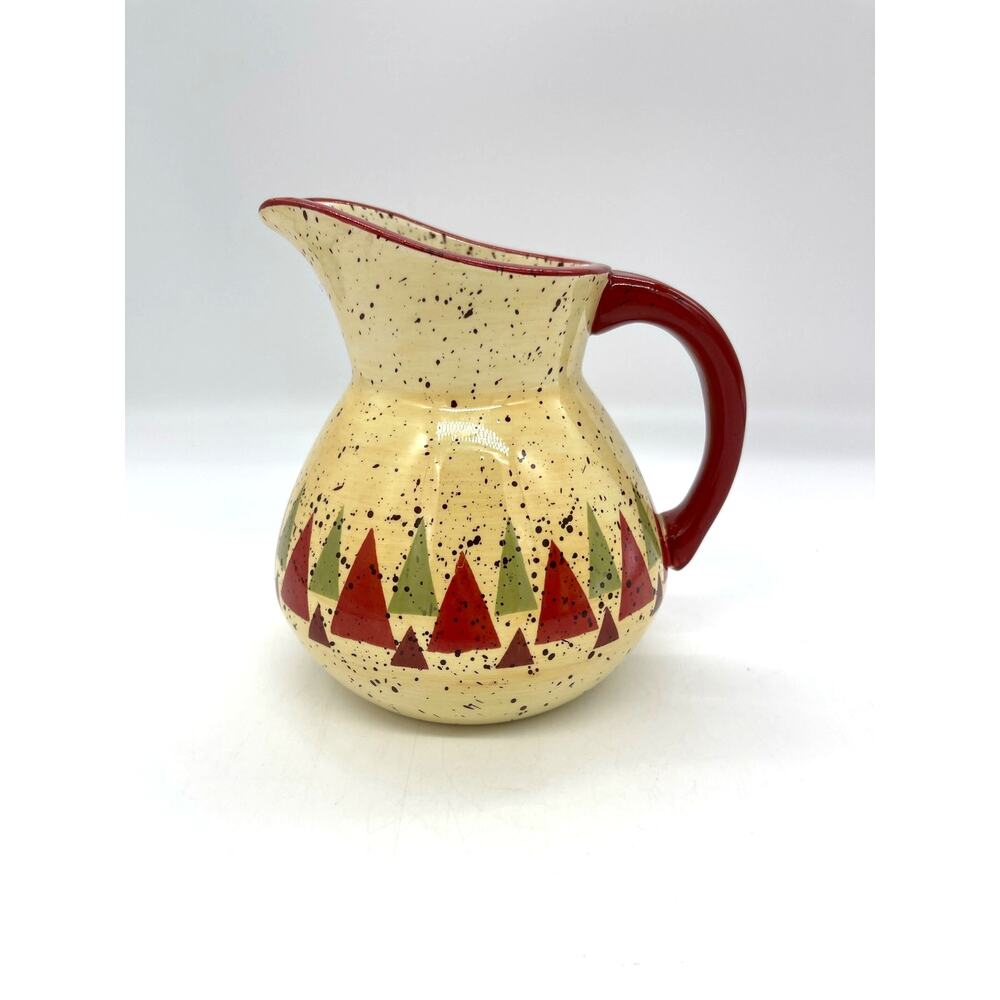 Pfaltzgraff Tempe Cream Creamer Pitcher 5" Southwestern Southwest Design